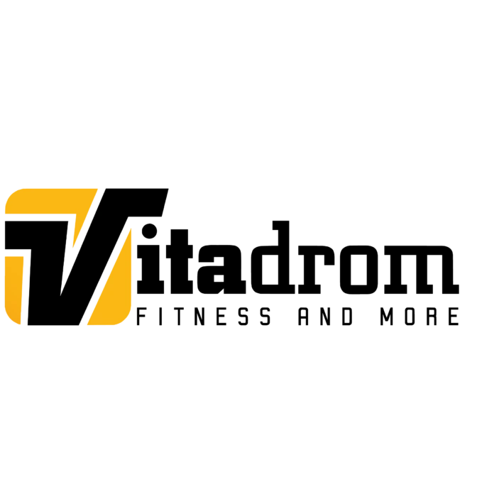 vitadrom fitness and more logo design Rheinpiraten Agentur in Rheinbreitbach, Bonn und Köln– Grafikdesign, Webdesign, Werbetechnik & Textilveredelung